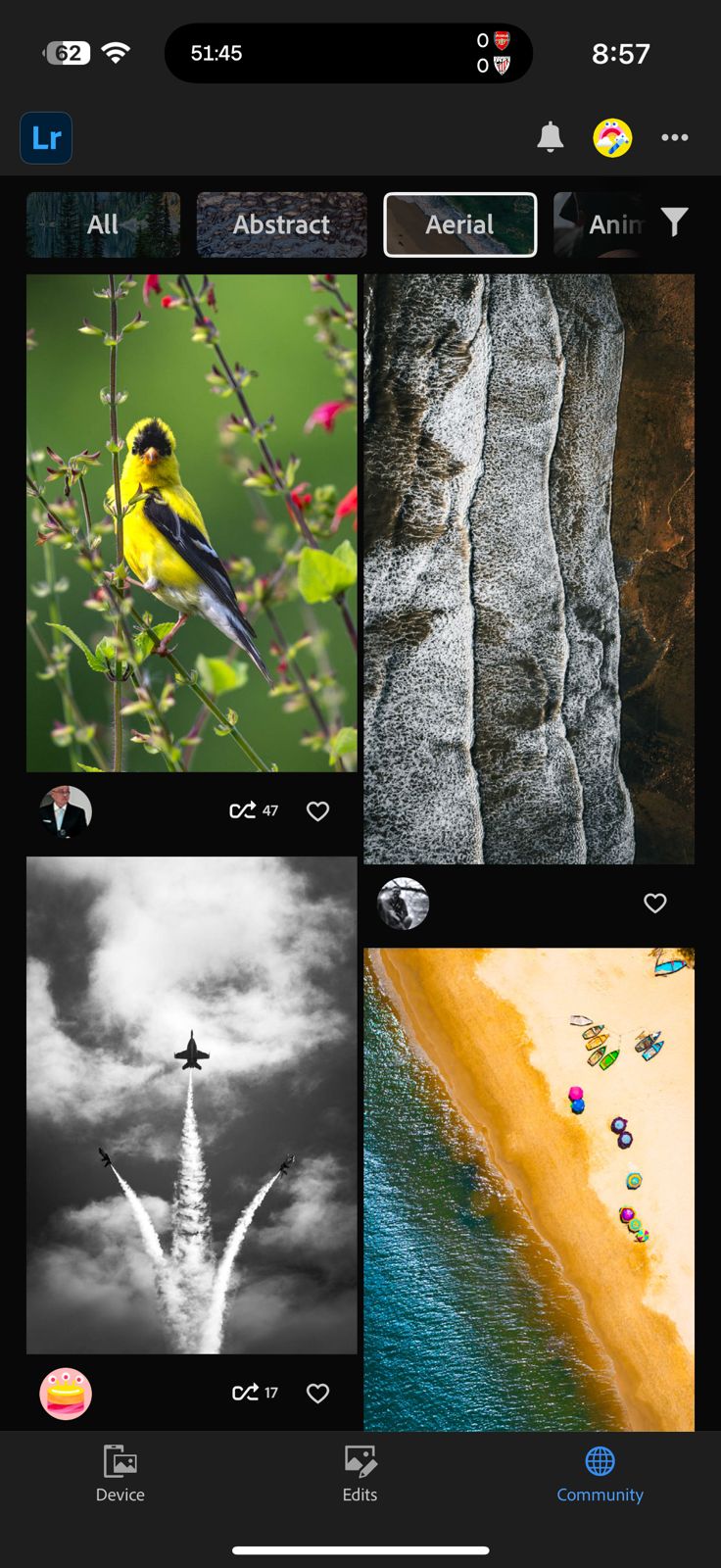 اشتراك Premium Adobe Lightroom شهر 1